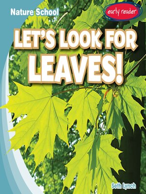 cover image of Let's Look for Leaves!